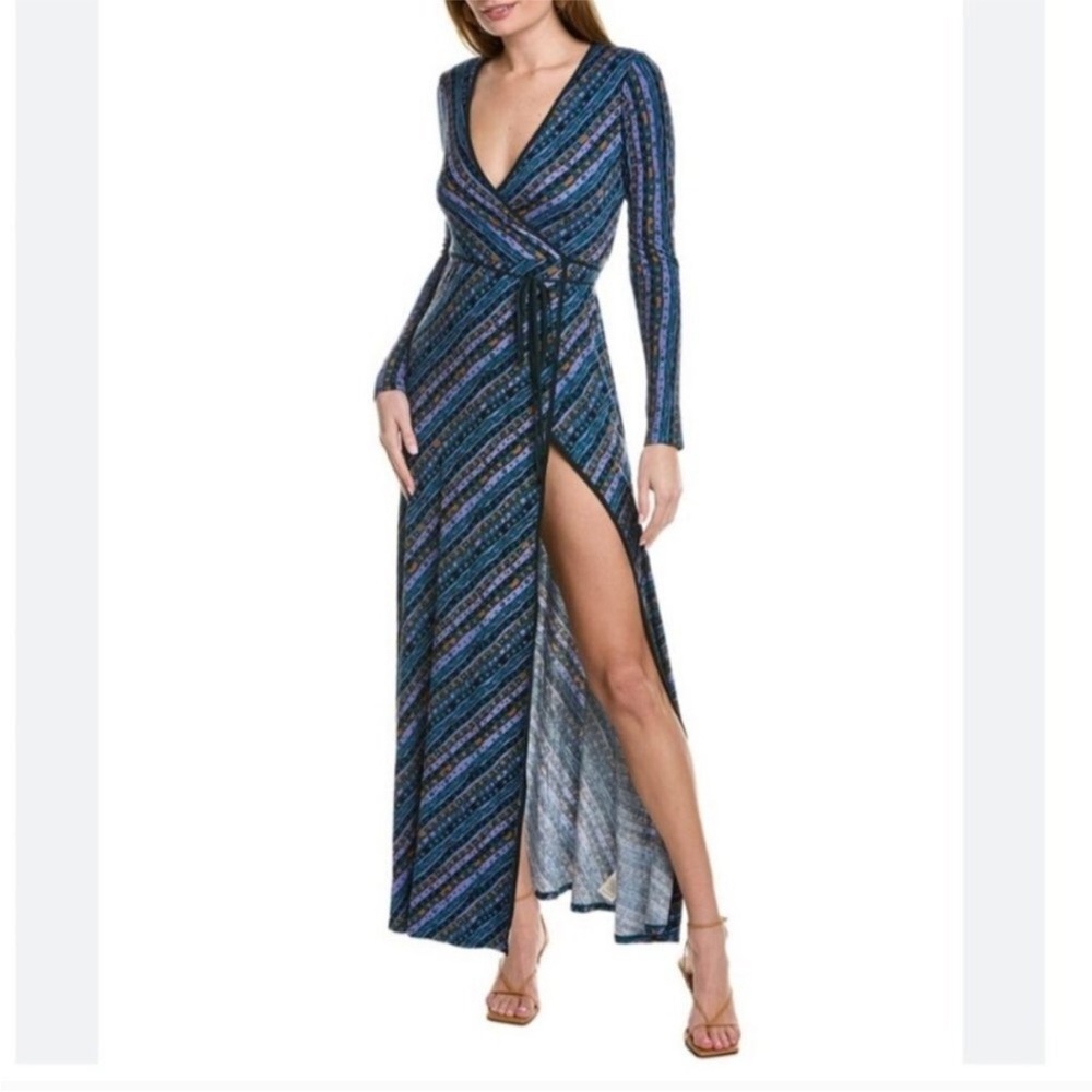 Free People Phoebe Maxi Wrap Dress Size XS - Picture 7 of 11